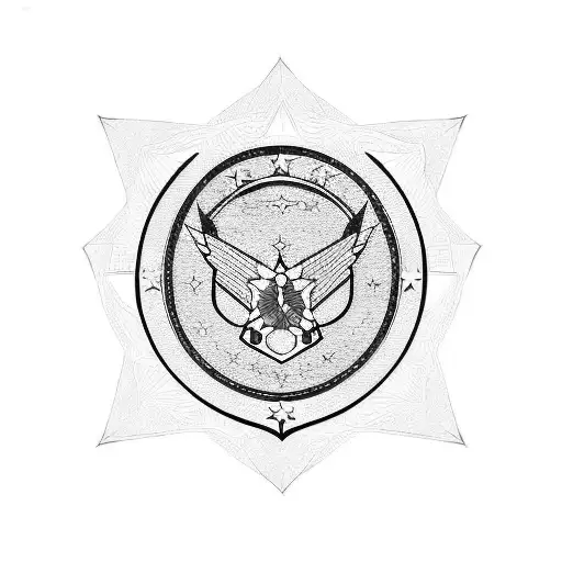 Air Force Honor Guard tattoo design idea