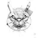 Air Force tattoo design idea