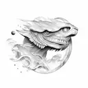 Greek mythology, space, greyscale sleeve tattoo tattoo design idea