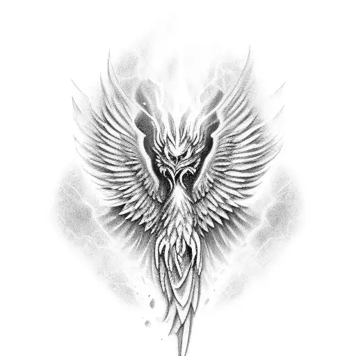 Like a phoenix reborn from its own ashes, I emerge from the challenges of this day stronger and more resilient than ever tattoo design idea