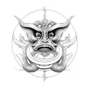 labyrinth tattoo design idea
