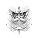 labyrinth tattoo design idea