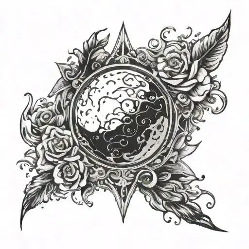 mercury  tattoo design idea