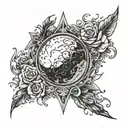 mercury  tattoo design idea