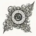 mercury  tattoo design idea