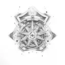 Piston and connecting rod tattoo design idea