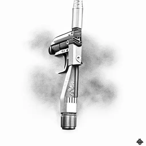 gavrilo prinip pointing gun  tattoo design idea
