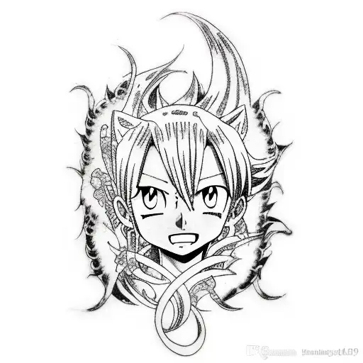 fairy tail anime tattoo tattoo design idea