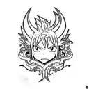 fairy tail anime tattoo tattoo design idea