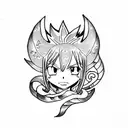 fairy tail anime tattoo tattoo design idea