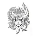 fairy tail anime tattoo tattoo design idea