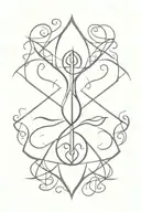 addiction recovery symbol tattoo design idea
