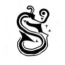 Ace of Spades snake tattoo design idea