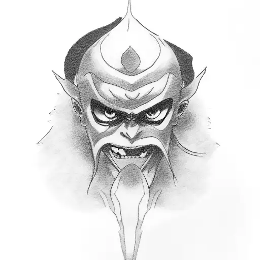 zuko from the last airbender tattoo design idea