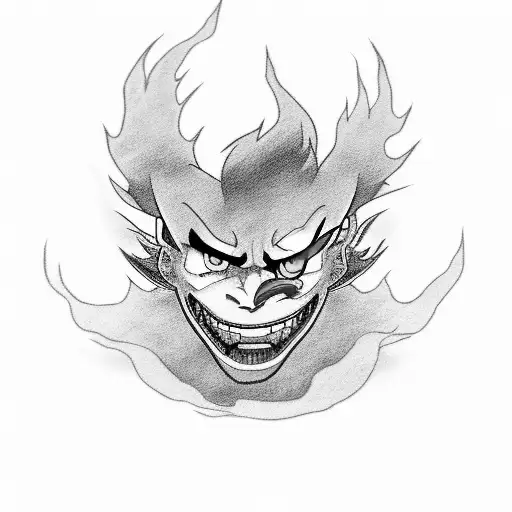 zuko with fire and lightning bending tattoo design idea
