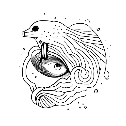crying heart tattoo design idea