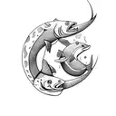 Fisch Zodiac  tattoo design idea