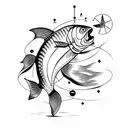 Fisch Zodiac  tattoo design idea
