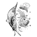 Fisch Zodiac  tattoo design idea