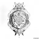 Fisch Zodiac  tattoo design idea