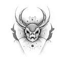 Fisch with coordinates tattoo design idea