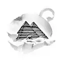 simplistic egyptian style tattoo including hieroglyphics tattoo design idea