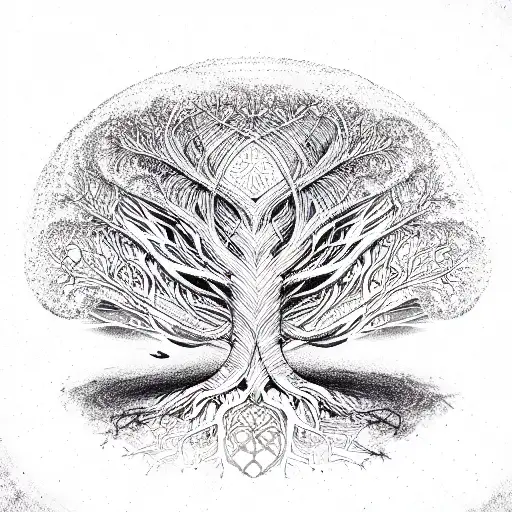 Tree of Life tattoo design idea