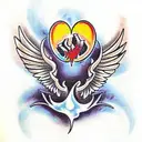 Phoenix tattoo design idea