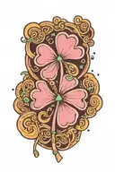 shamrock tattoo design idea