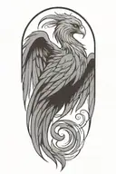 phoenix tattoo design idea