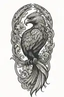phoenix tattoo design idea