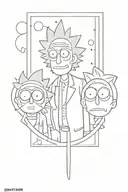doctor who the hitchhickers guide to the galaxy rick and morty  tattoo design idea