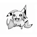 pikachu tattoo design idea