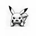 pikachu tattoo design idea