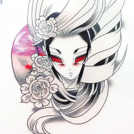 anime tattoo design idea