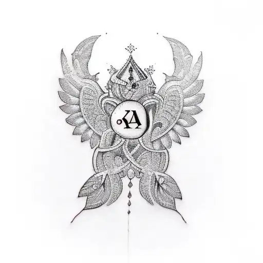 akanksha name on hand tattoo design idea