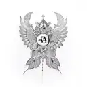 akanksha name on hand tattoo design idea