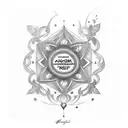 akanksha name on hand tattoo design idea