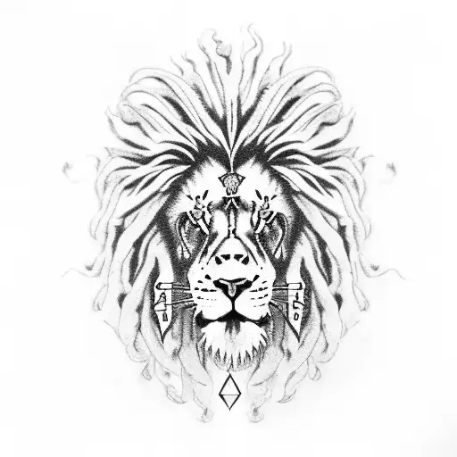 Watercolor Lion Tattoo. Not original artwork, but a fun pi… | Flickr