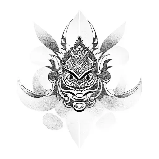 Blackgrey Balinese Barong Tattoo - Tattoo Ideas - Best Tattoo - Ma Tattoo  Bali - Tattoo by: Prima | Ma tattoo, Balinese tattoo, Tattoos