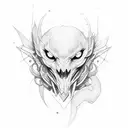 The name Alex with a web tattoo design idea
