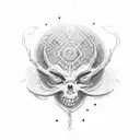 The name Alex with a web tattoo design idea