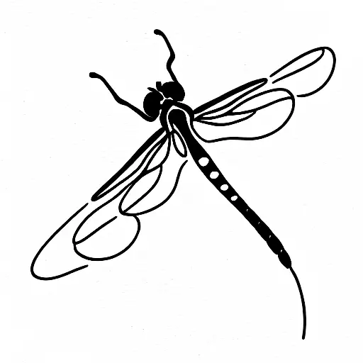 dragonfly tattoo design idea