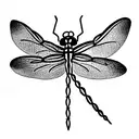 dragonfly tattoo design idea