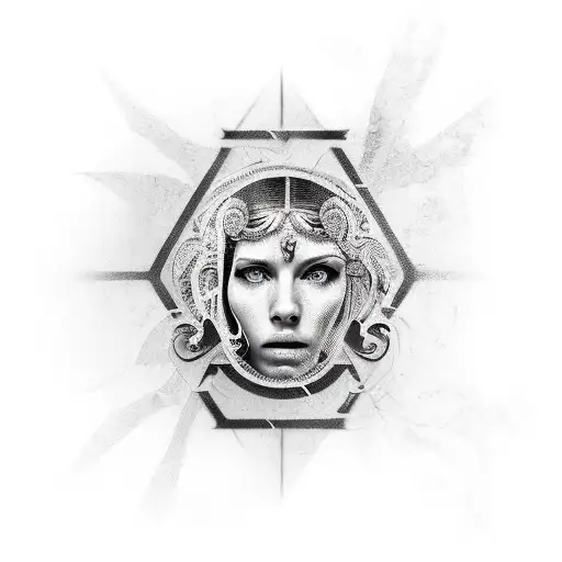 Photorealistic with roman fonts : No Regrets, No Apologies tattoo design idea