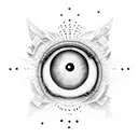 God's eye tattoo design idea