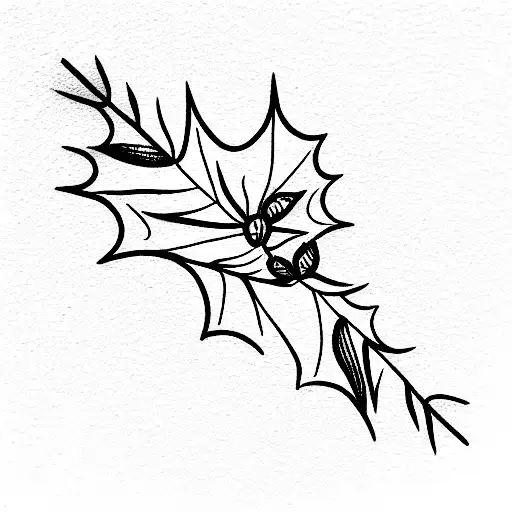 holly spirit  tattoo design idea