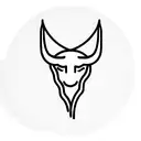 Xanax Bar with devil horns tattoo design idea