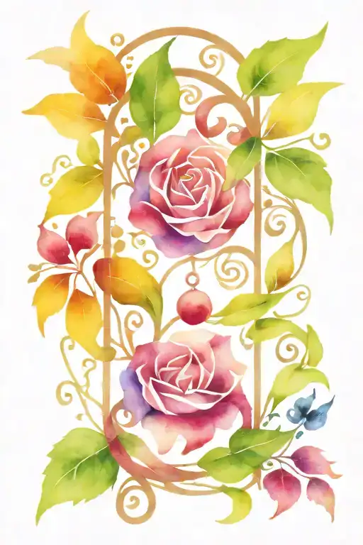 Swinger lifestyle symbol intertwined tattoo design idea