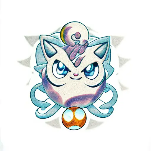 Jigglypuff with terzo tattoo design idea